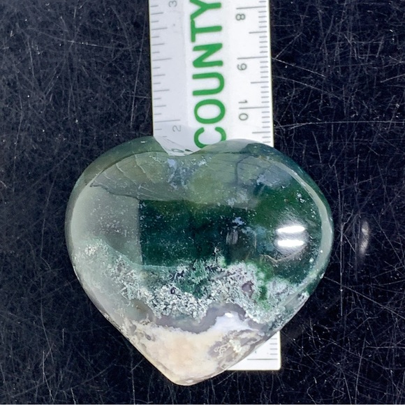 Genuine 451.00 Cts Tree Agate Healing Heart - Picture 6 of 17